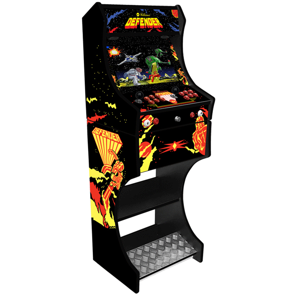 Retro Bartop & Stand - Defender Arcade Machine Theme
