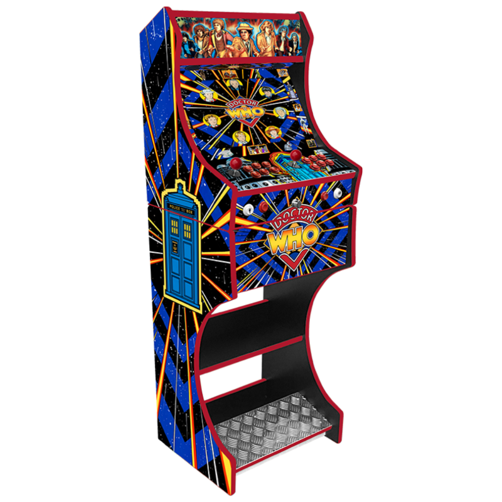 Retro Bartop & Stand - Doctor Who Themed Machine