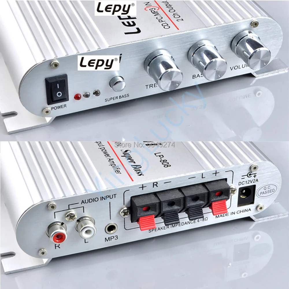 Arcade Audio Amplifier 12V 200W Stereo Bass Amp for Arcade Cabinets & Speakers - Image 5