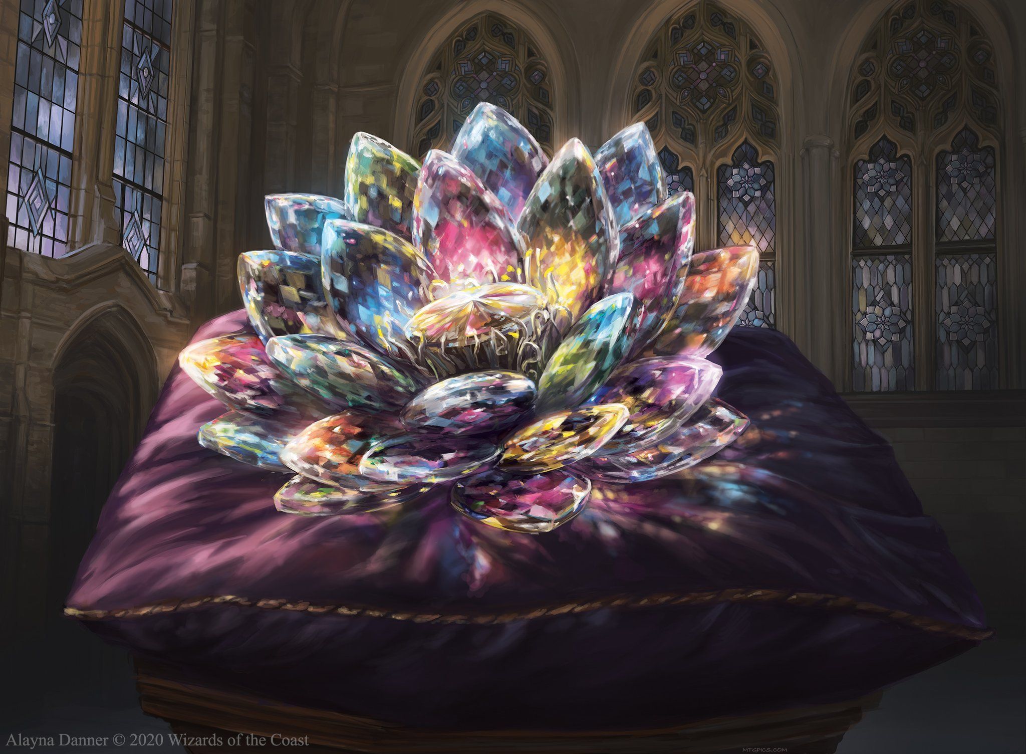 Jeweled Lotus Commander Legends MtG Art