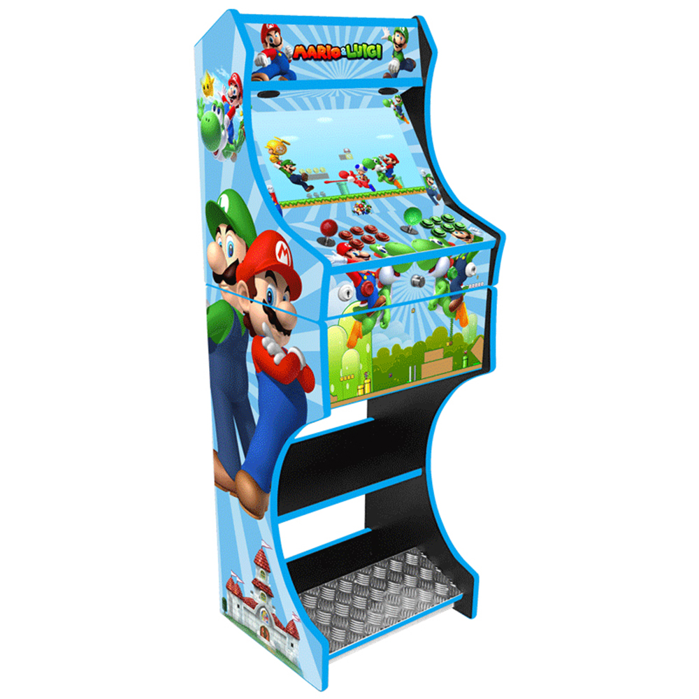 Retro Bartop & Stand - Mario & Luigi Themed Arcade Machine