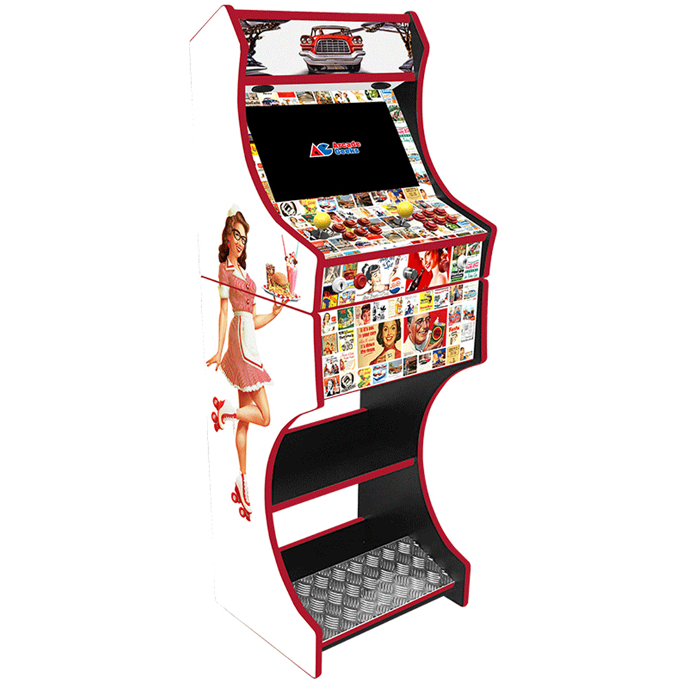 Retro Bartop & Stand - Retro Roller Themed
