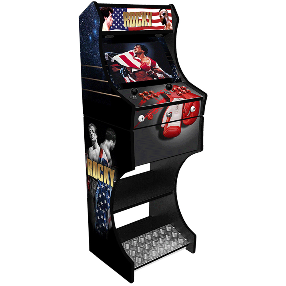 Retro Bartop & Stand - Rocky Themed Arcade Machine