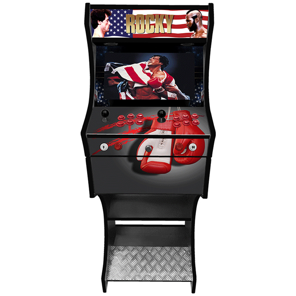 Retro Bartop & Stand - Rocky Themed Arcade Machine - Image 2
