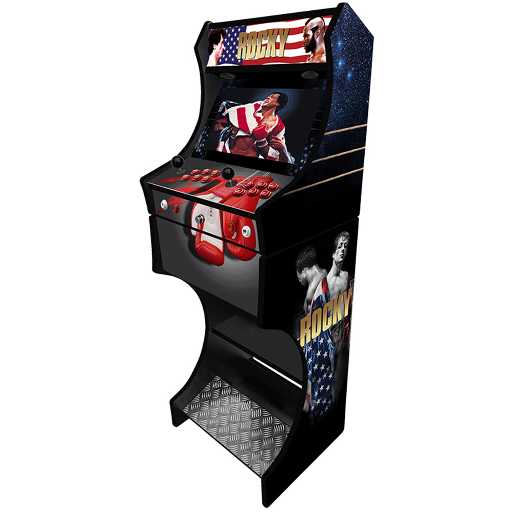 Retro Bartop & Stand - Rocky Themed Arcade Machine - Image 3