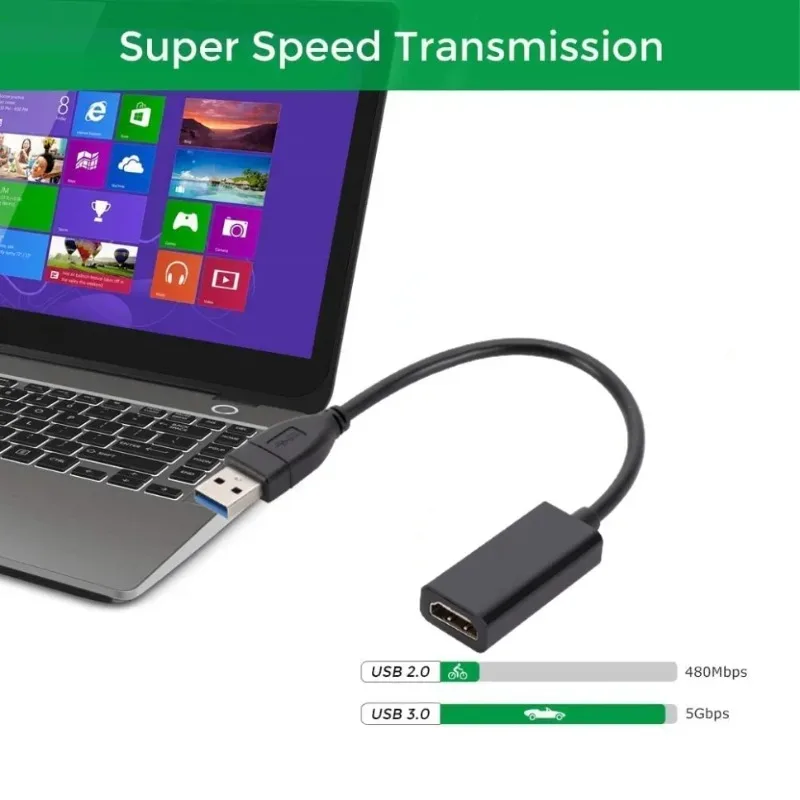 USB 3.0 to HDMI Converter 1080P Multi Display Adapter for Windows PC Laptop Projector - Image 3