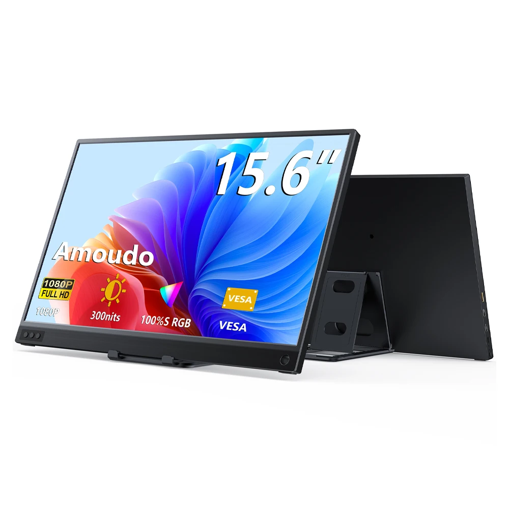 15.6 Inch Portable Monitor Full HD 1080P USB-C Mini HDMI – Australian Stock