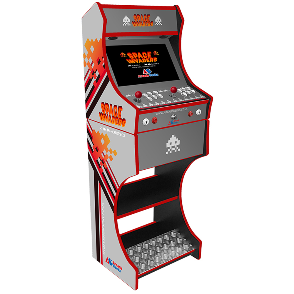 Retro Bartop & Stand - Space Invaders Pixels Theme
