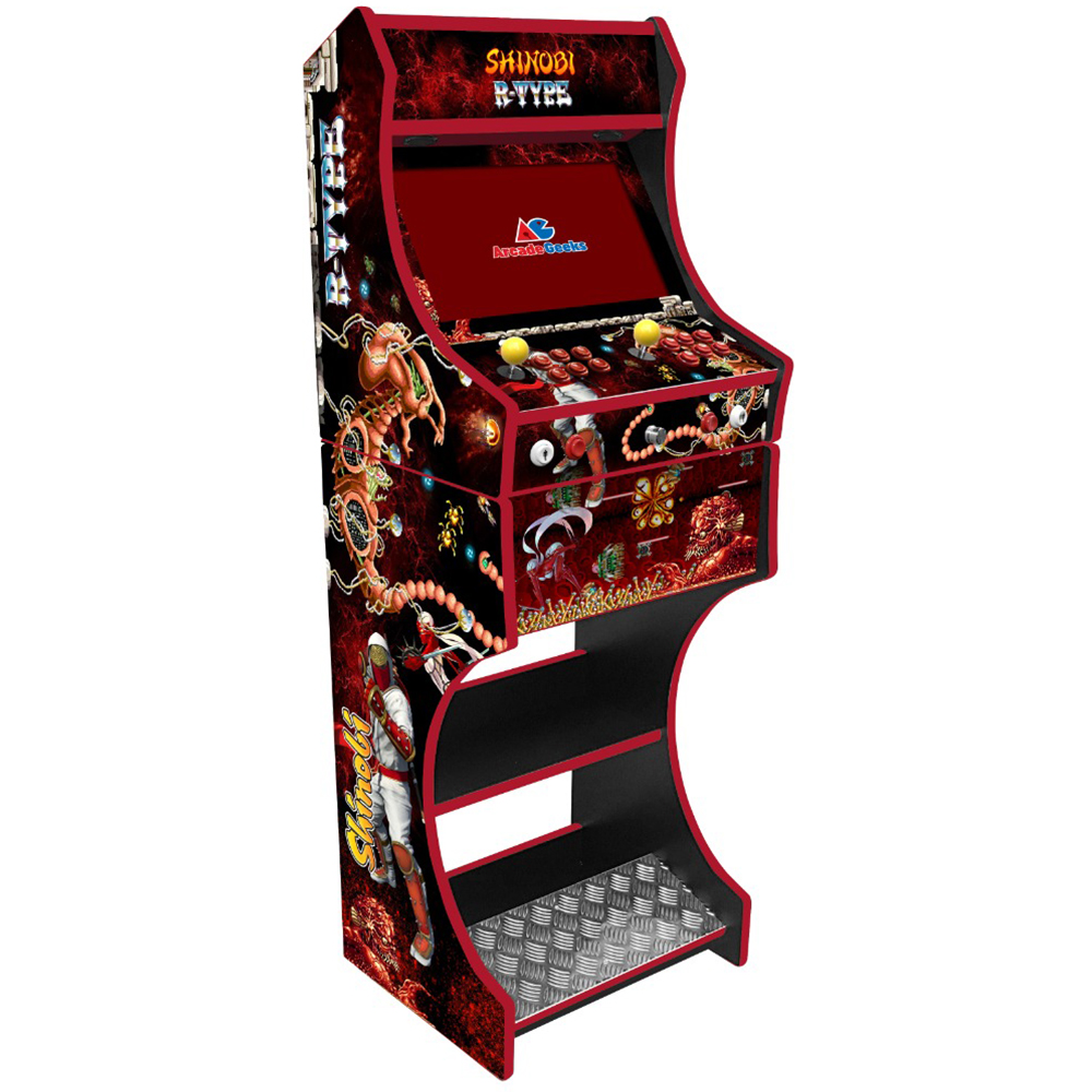 Retro Bartop & Stand - Shinobi vs R-Type Themed