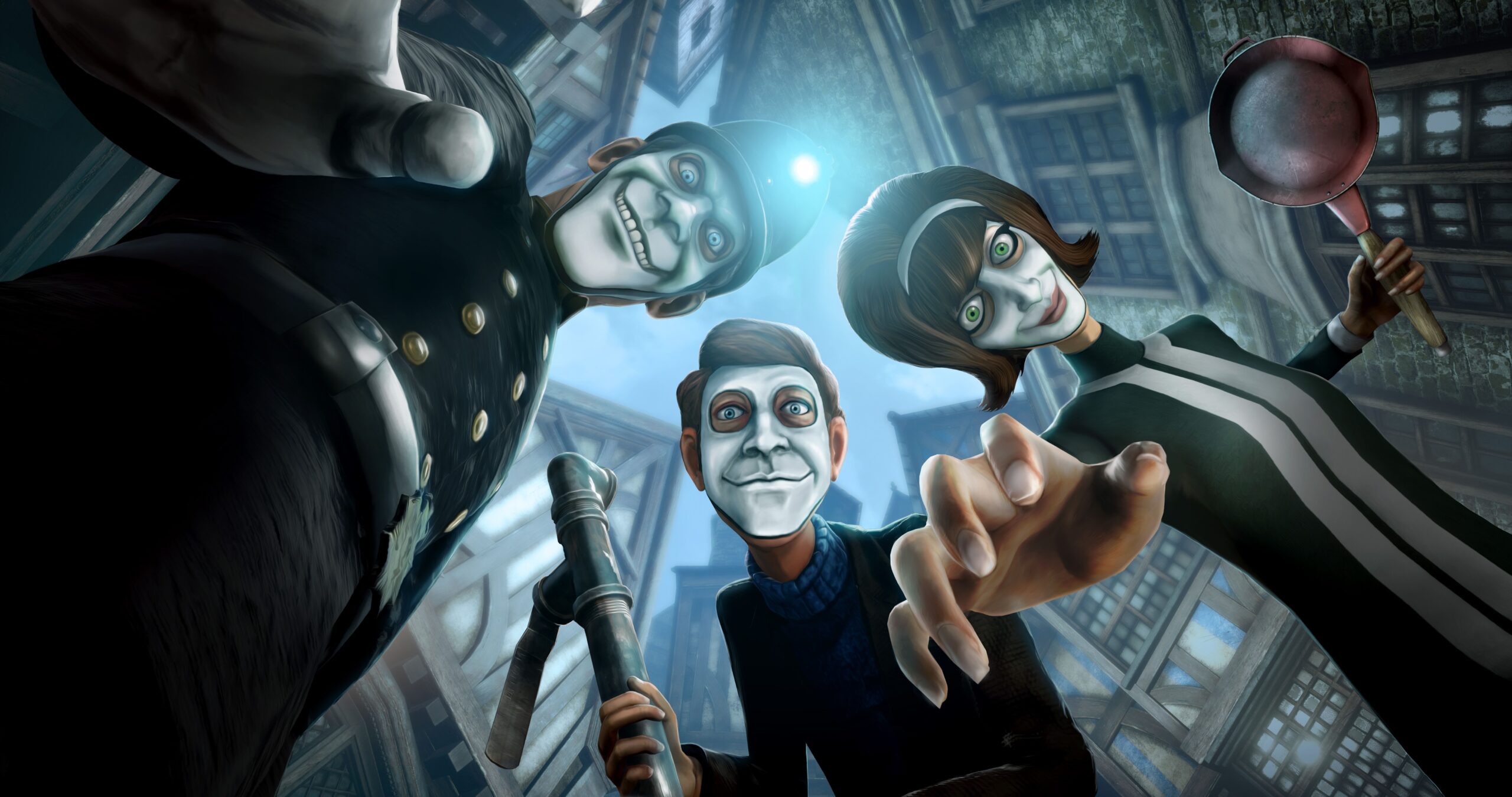 Artwork from We Happy Few