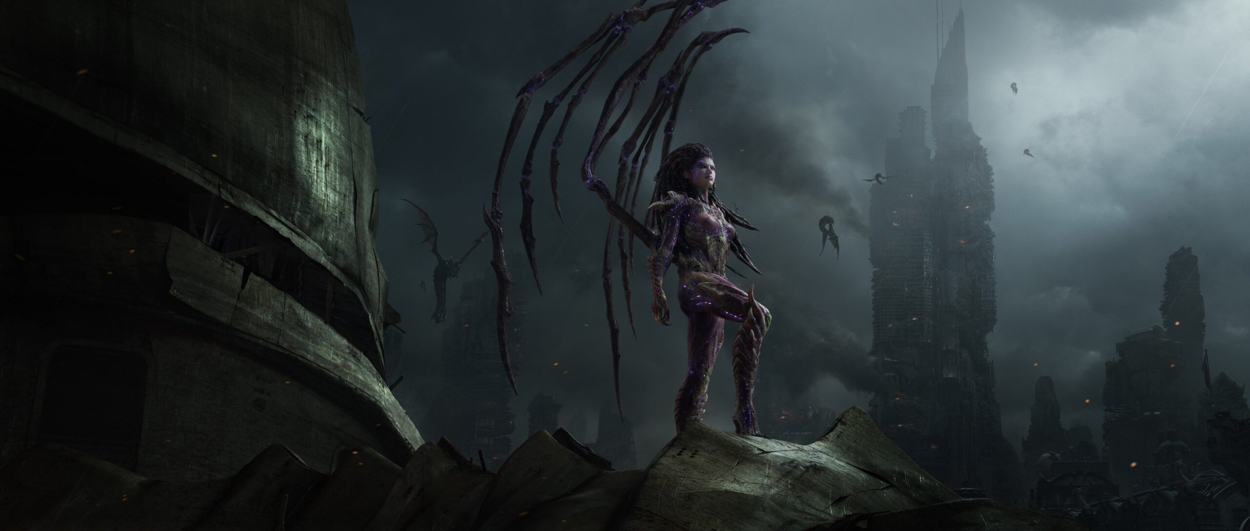 Kerrigan appears in a CGI short from StarCraft 2