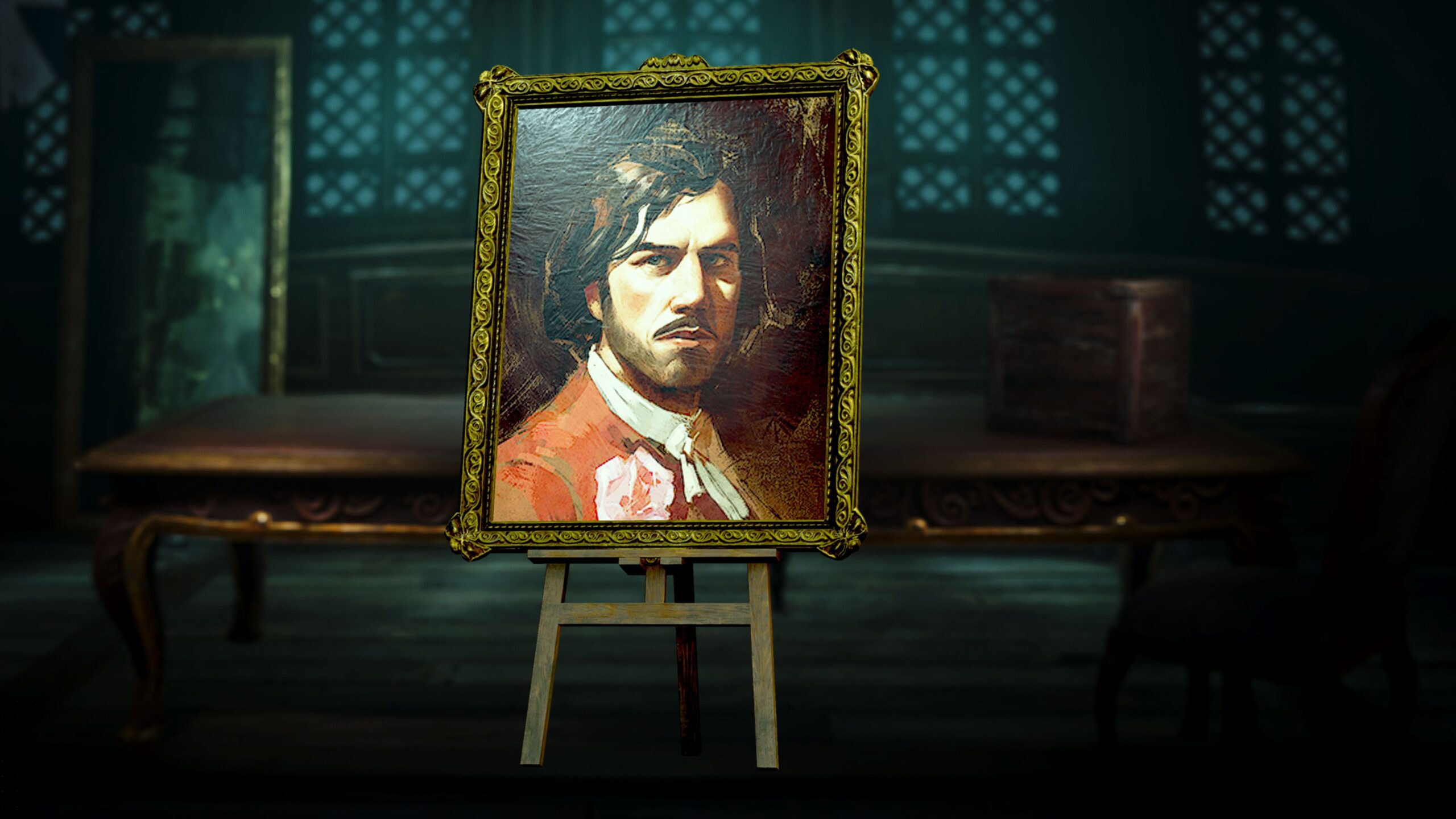 A collectible portrait in Assassin's Creed Black Flag Resynced.
