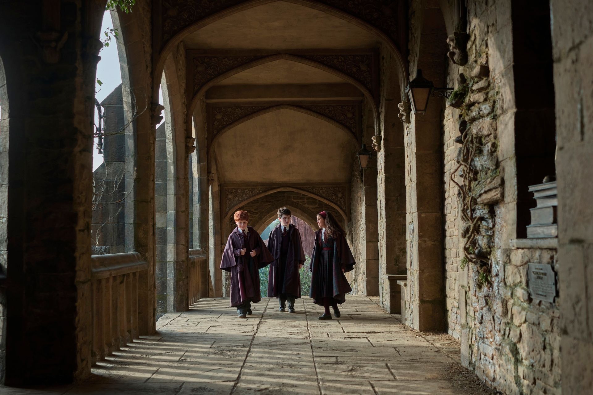 Alastair Stout, Dominic Mclaughlin and Arabella Stanton in Harry Potter and the Philosopher's Stone