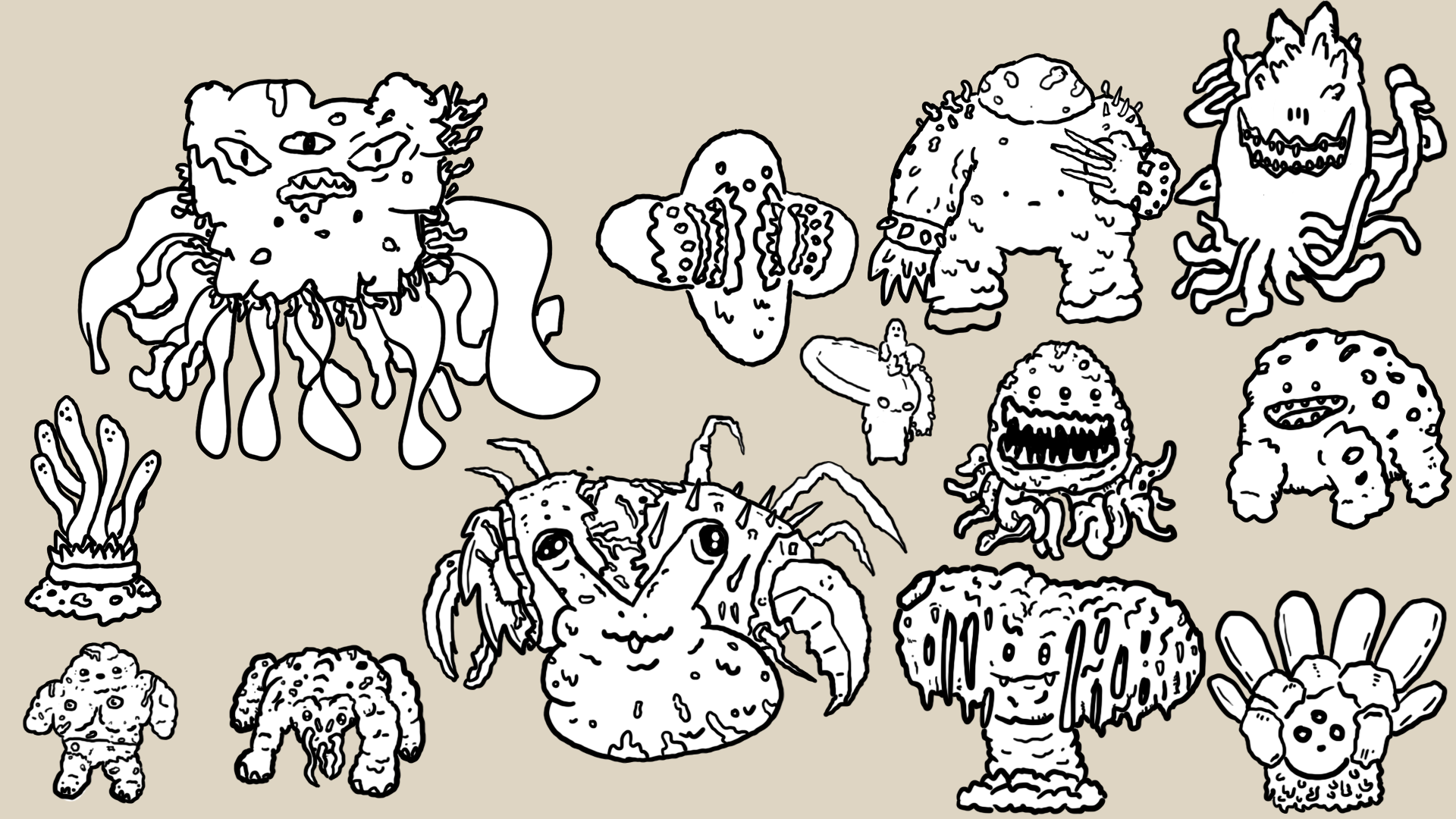 Art test enemy concepts
