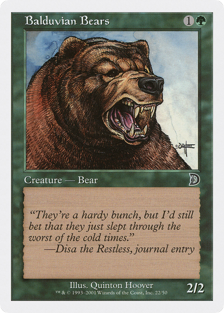 Balduvian Bears - Deckmasters 22 (662dc886-ce6b-4db1-a806-cc0d4fc504f6)