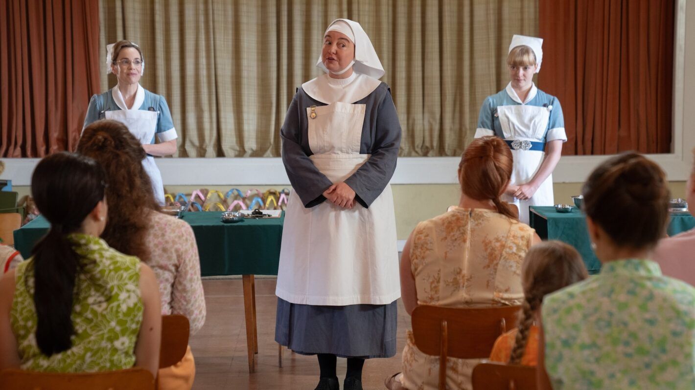 The cast of Call the Midwife