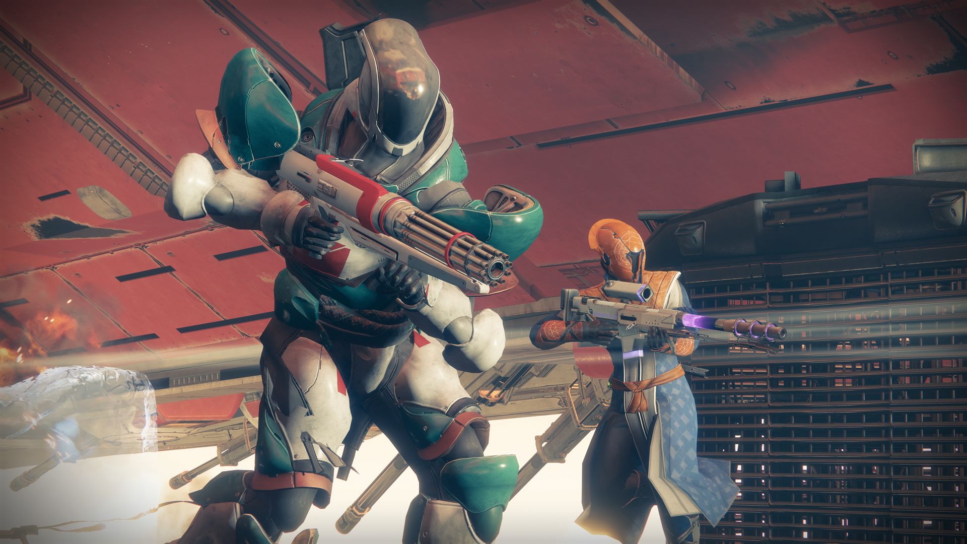 Destiny 2 - two Crucible players on Retribution (PS4-exclusive map)
