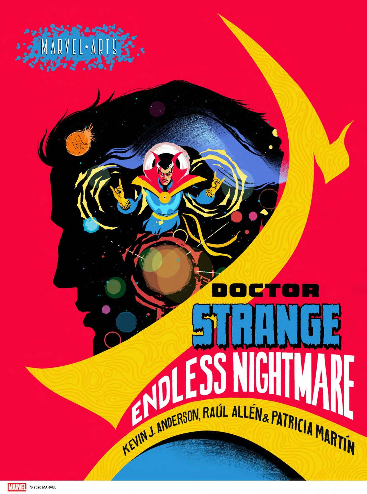 Doctor Strange Endless Nightmare cover showing the sorcerer Doctor Strange casting a spell against a large, black silhouette of his face