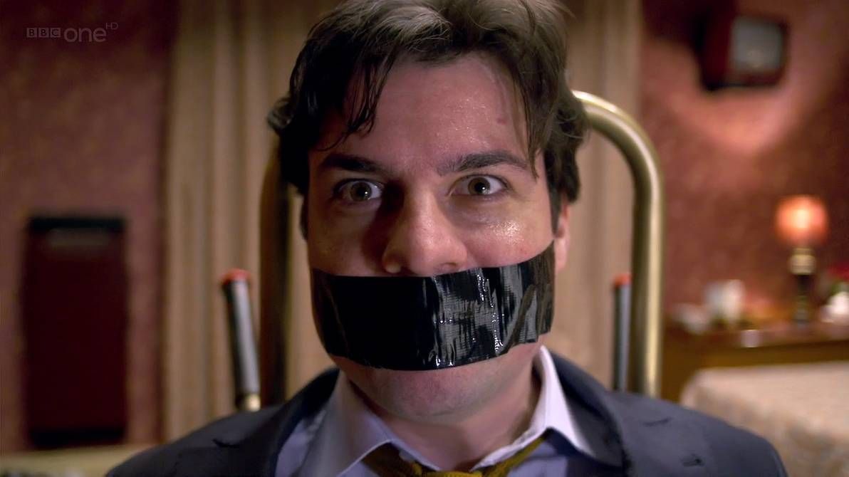 doctor who god complex taped mouth