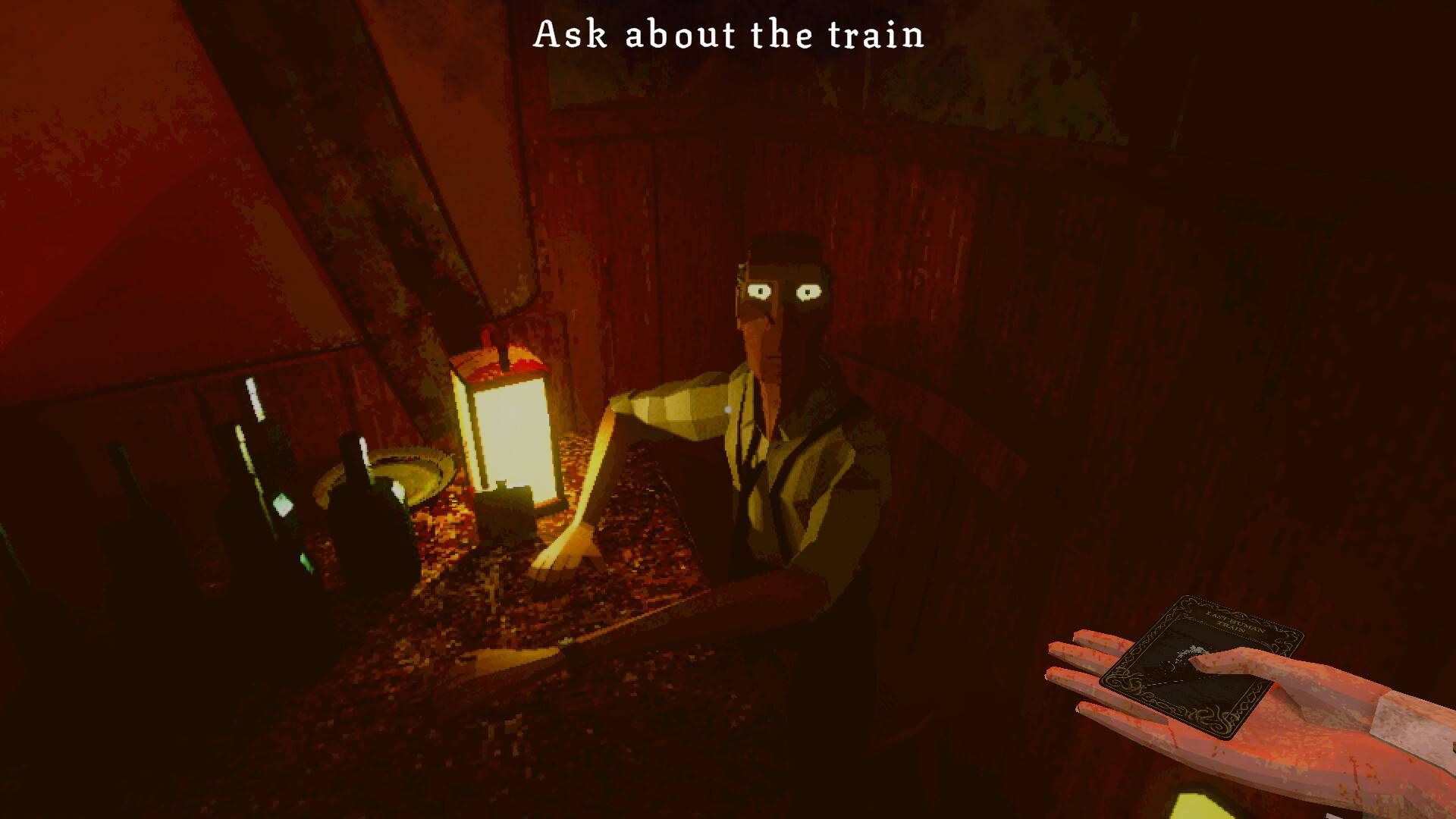 A passenger in Dreadline Express.
