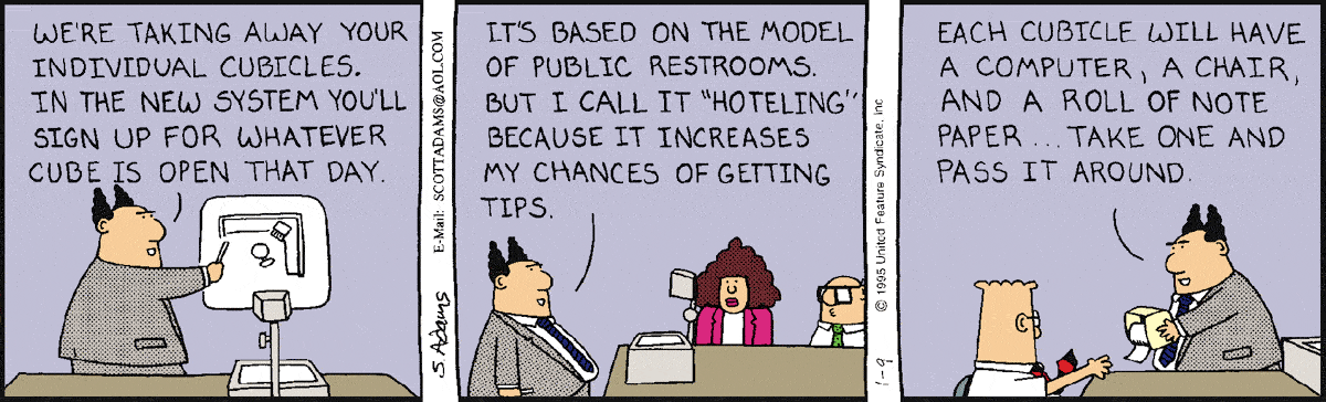 Dilbert cubicle