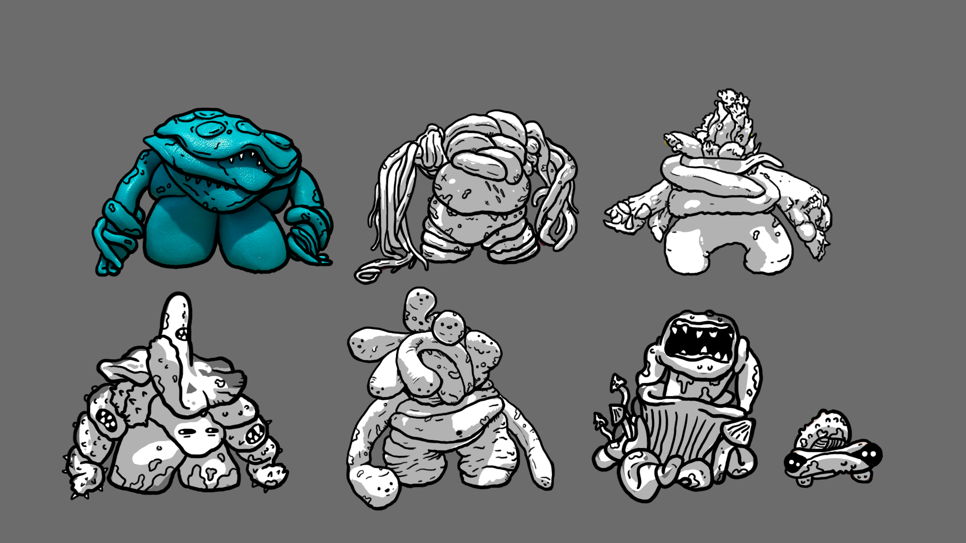 Enemy sculpts