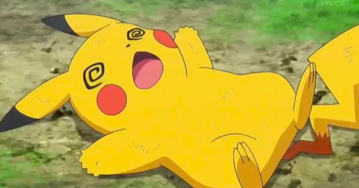 pikachu fainted in the Pokémon anime