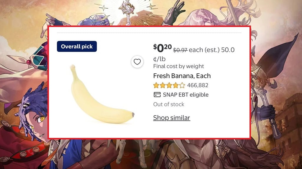 Fire Emblem: Fortune’s Weave Triggers Walmart Banana Rush