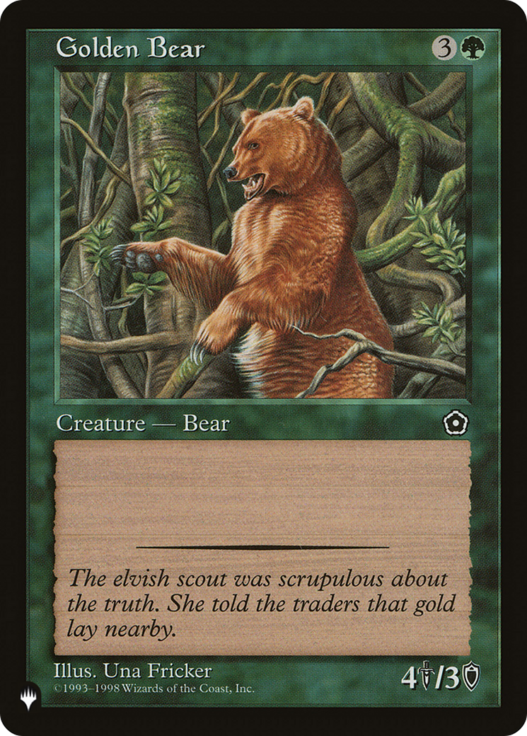 Golden Bear - The List P02-127 (646fe224-f448-4883-85cd-f008fe4d71e4)
