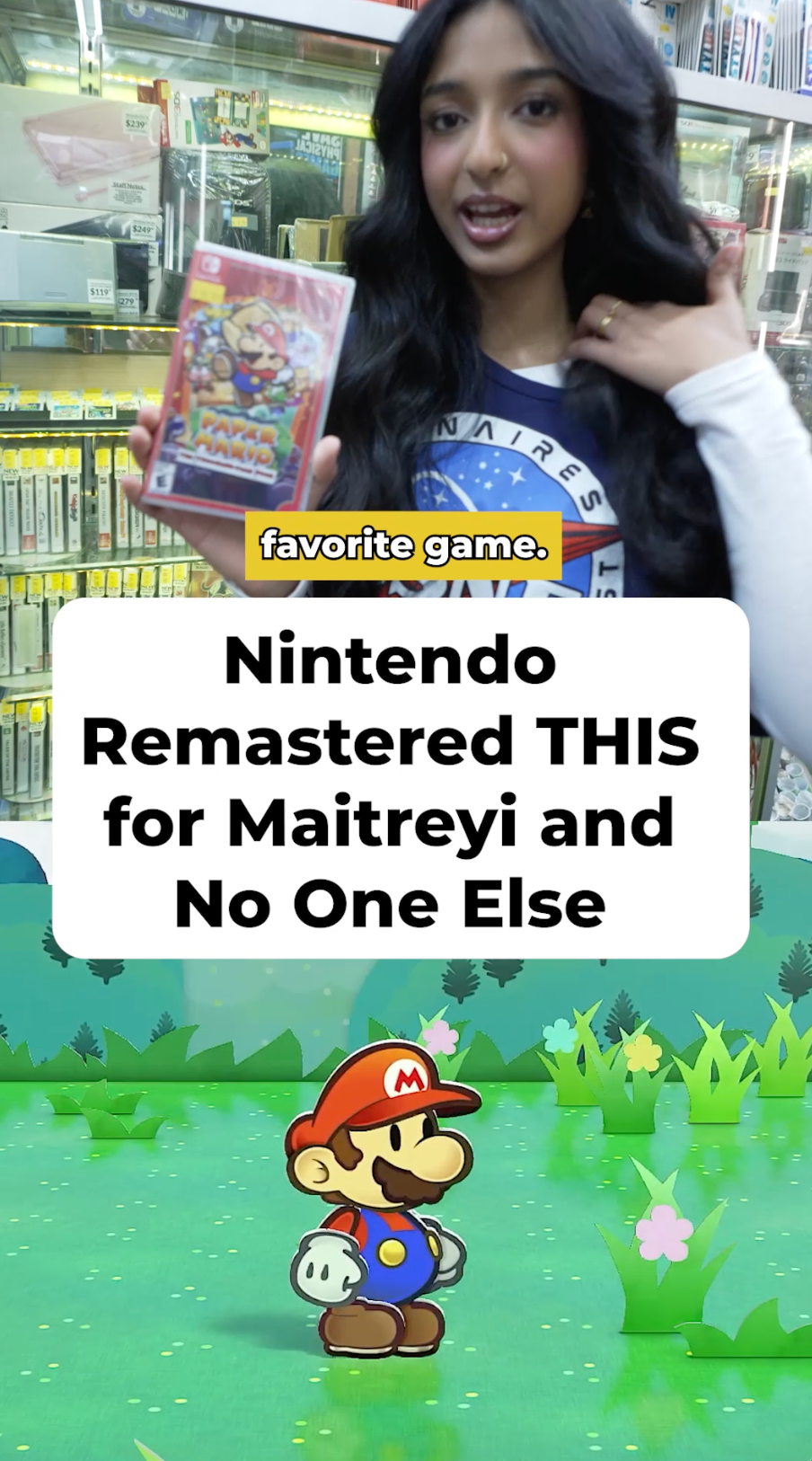Nintendo remastered this game for HER