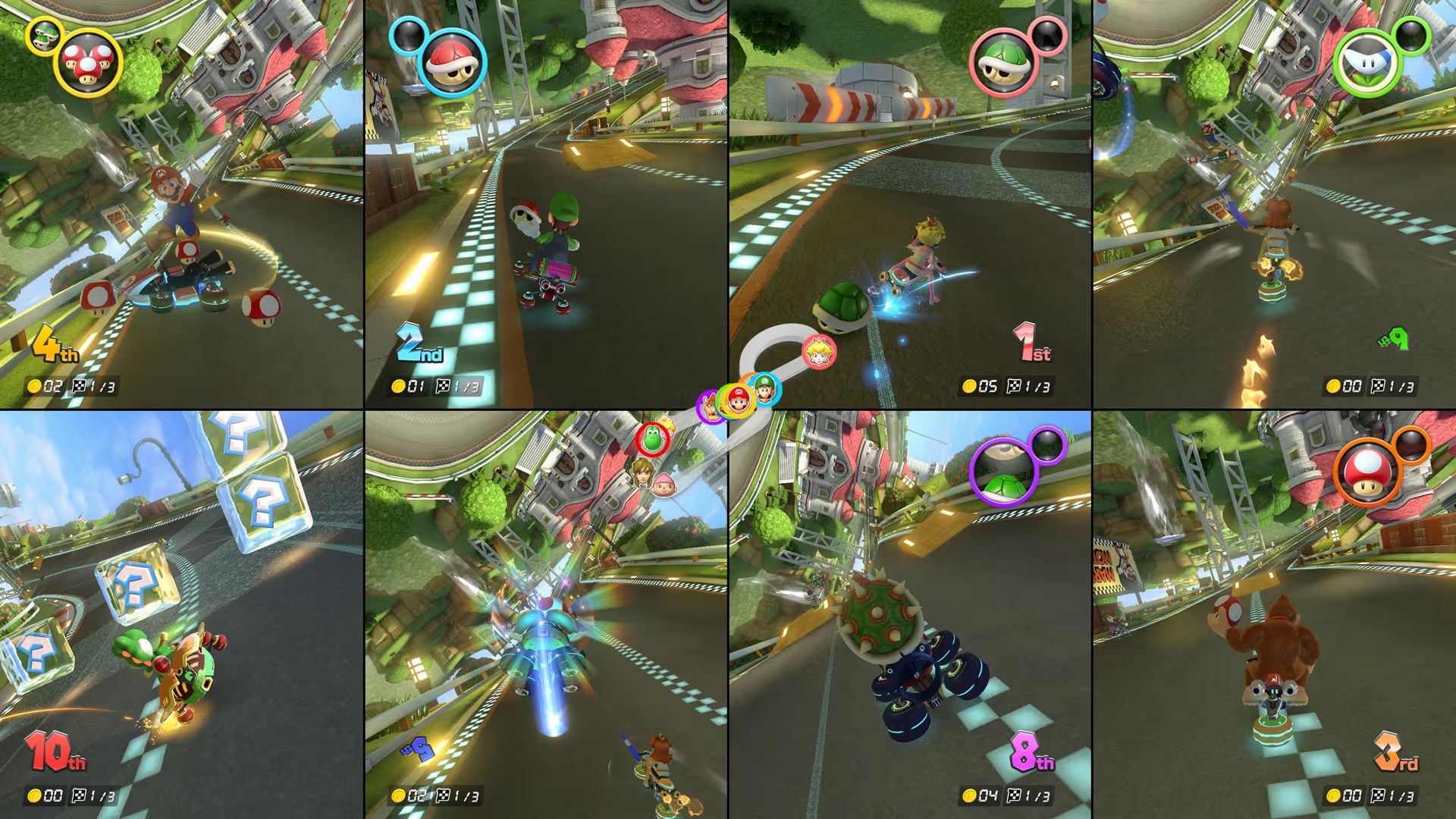 mario kart 8 deluxe 8 player
