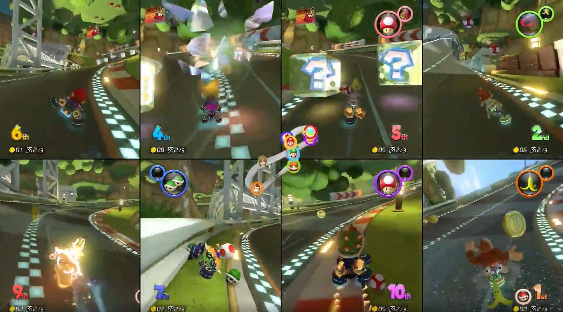 Mario Kart 8 Deluxe Gets Free Eight-Player Switch 2 Upgrade