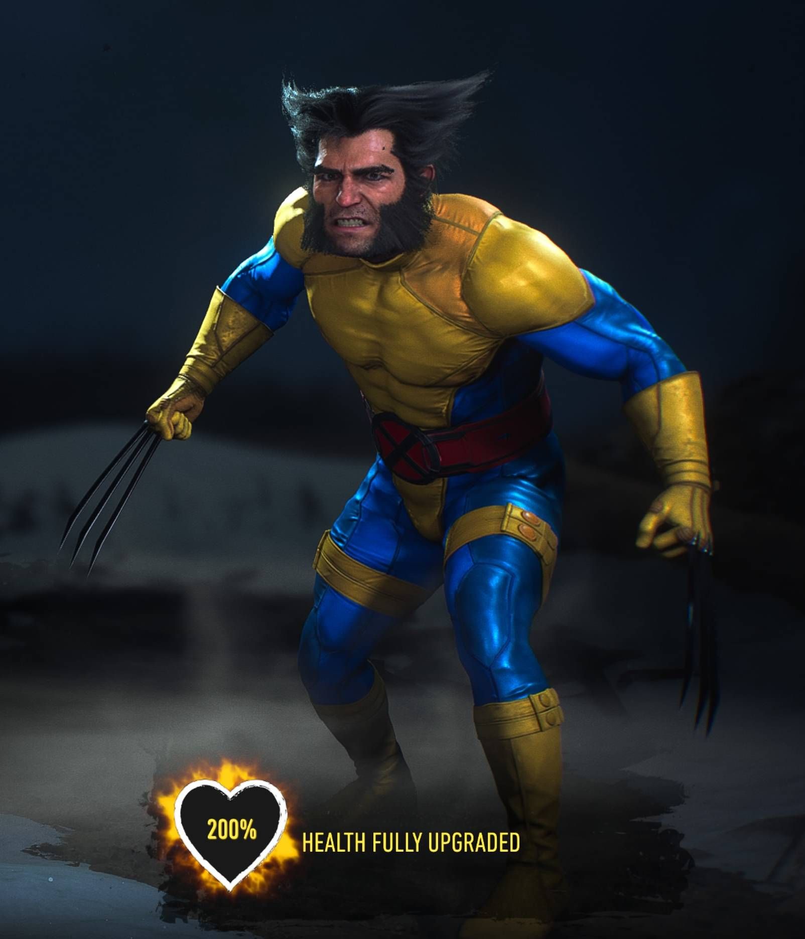 The Blue & Gold suit in Marvel's Wolverine.