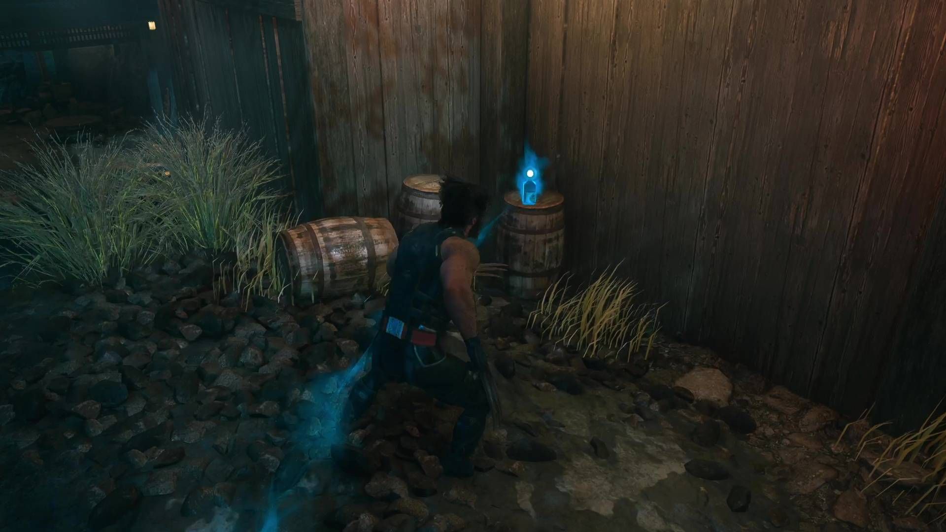 Logan approaching The Itsu Single Malt in Marvel's Wolverine.