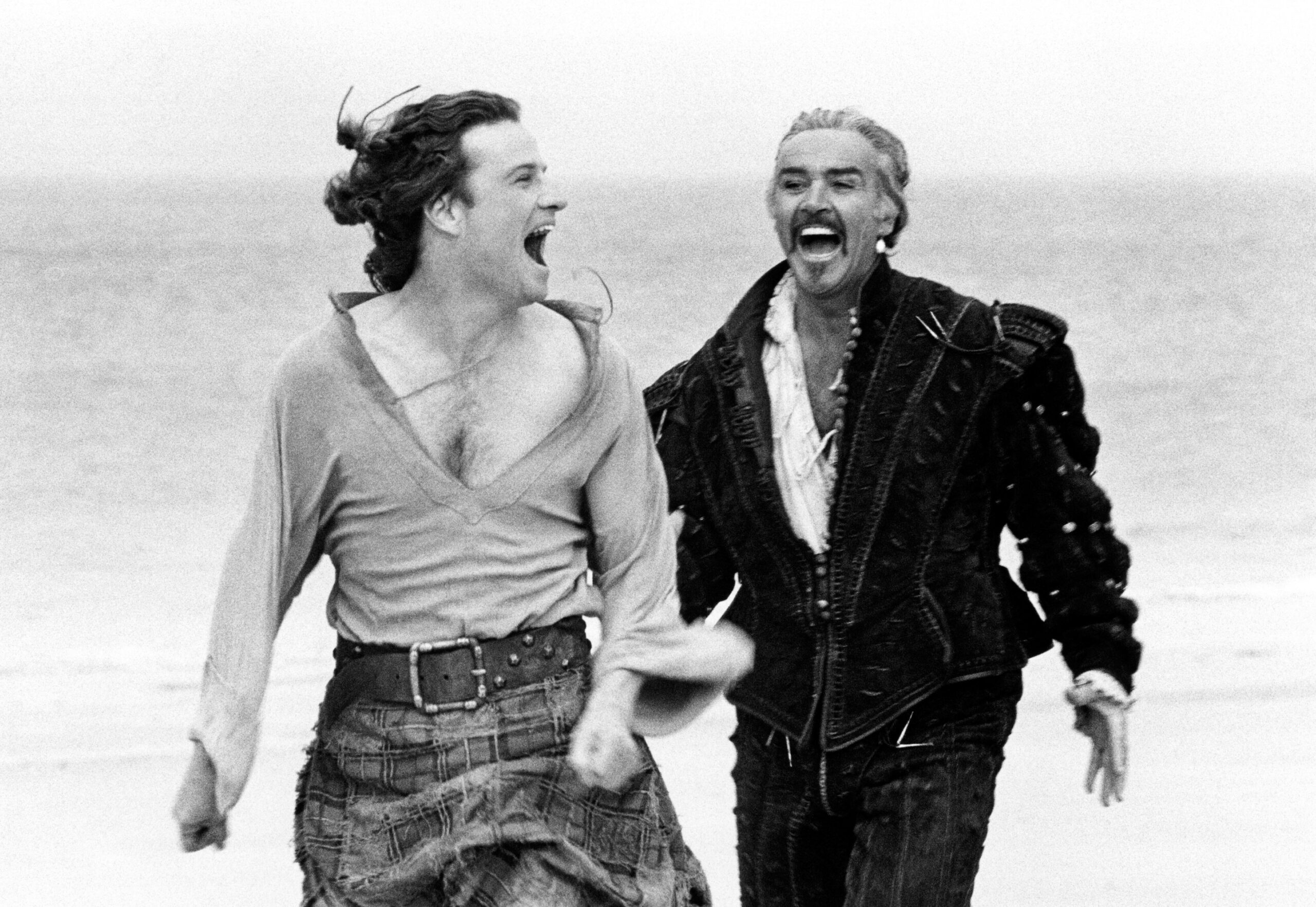 Christopher Lambert and Sean Connery in Highlander