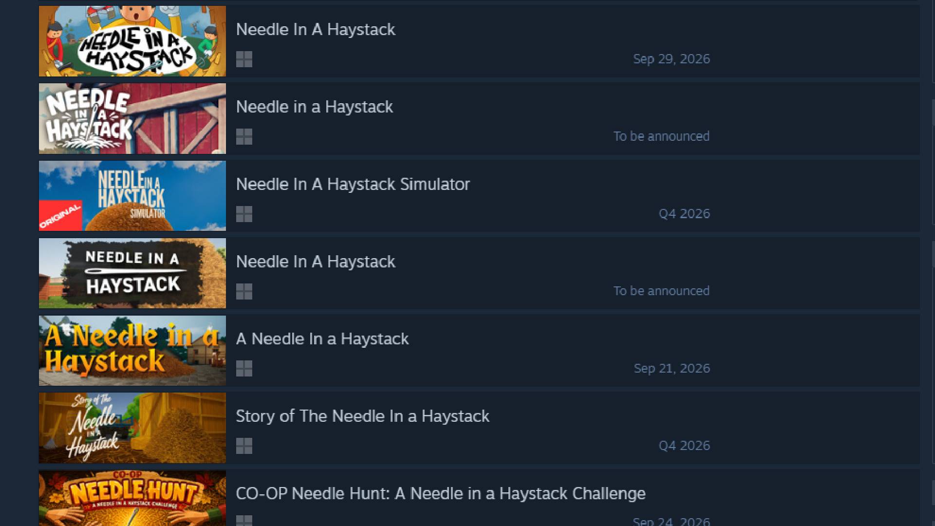 Steam’s Needle Game Copycats Make Discovery Harder