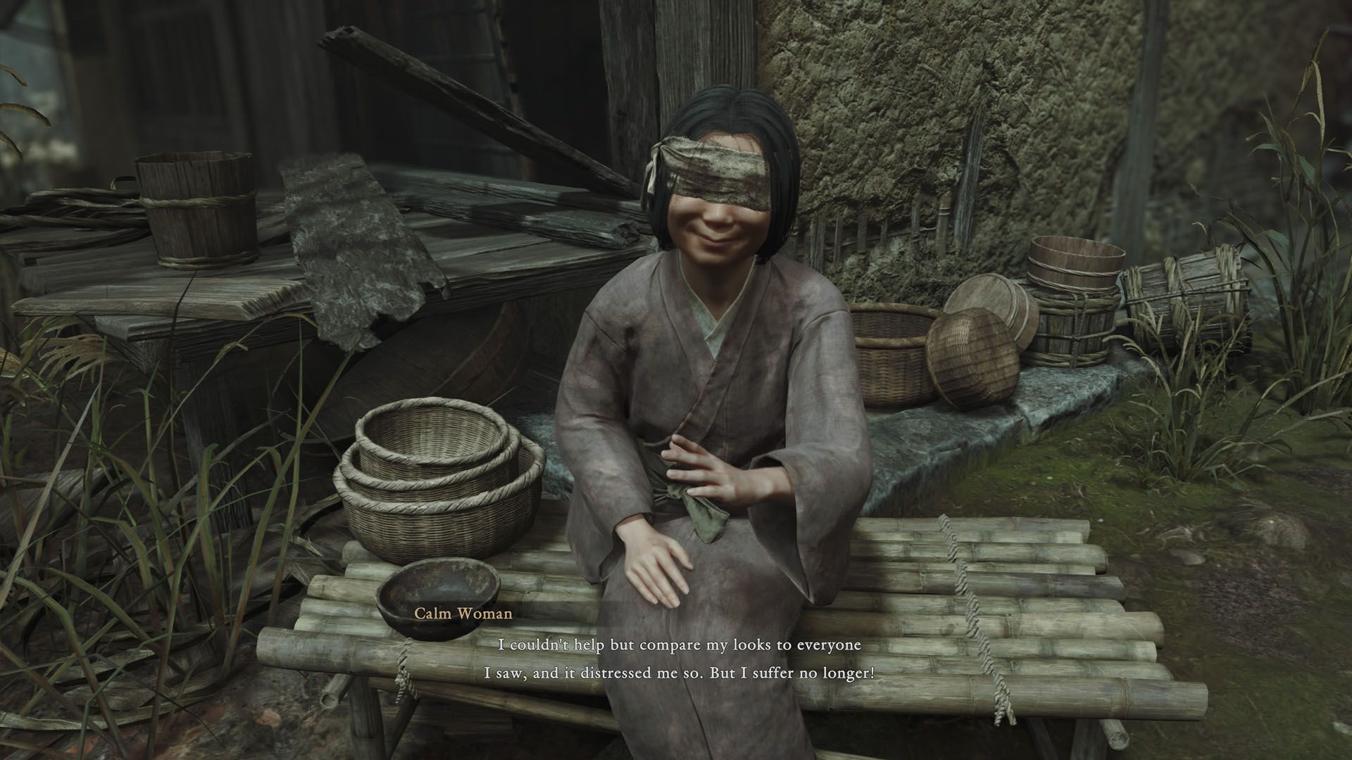 A Onimusha: Way of the Sword screenshot showing the Calm Woman