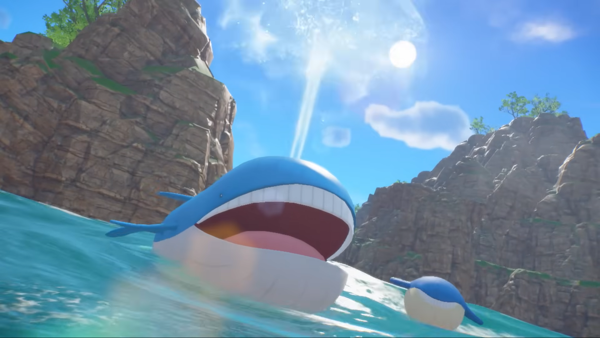 Pokemon Winds and Waves screen Wailord