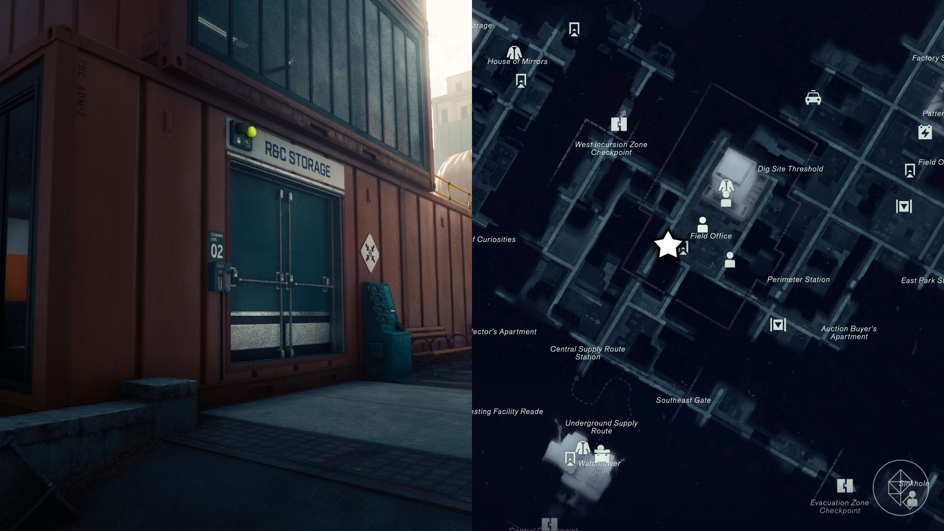 The R&C Storage room in the Central zone of Control Resonant.