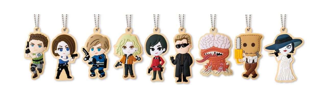 Resident_Evil_30th_Sweets_Collection_Trading_Rubber_Keychains