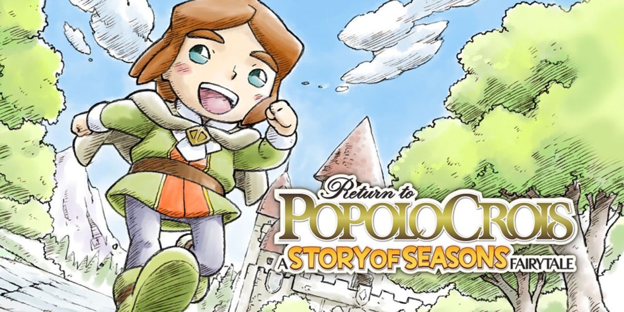 Return to PoPoLoCrois: A Story of Seasons Fairytale key art depicts the hero mid-stride and facing the viewer