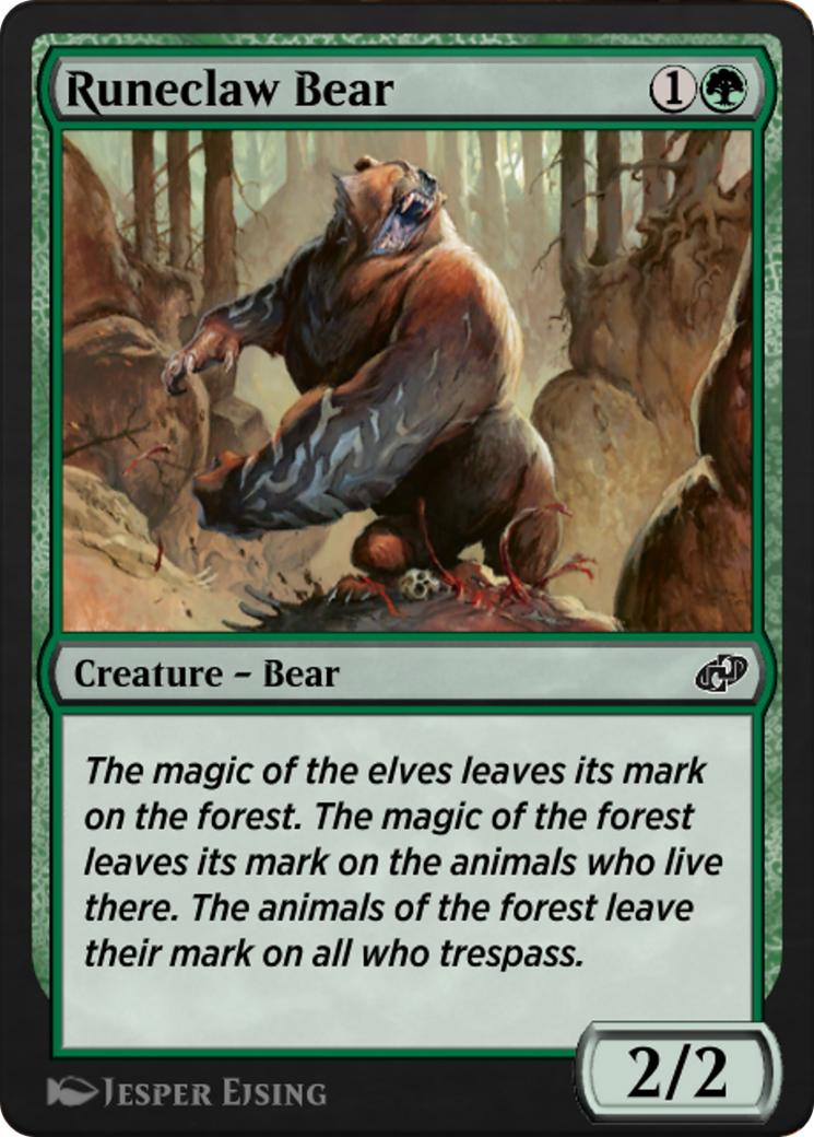 Runeclaw Bear - Jumpstart Historic Horizons 624 (bb695cde-6c6d-4c1d-8e8e-eeab4d30aace)