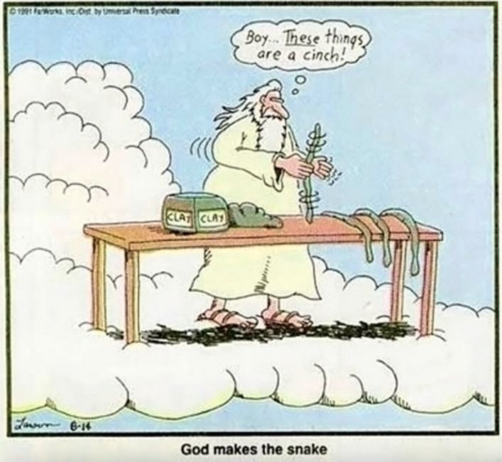 The Far Side snakes