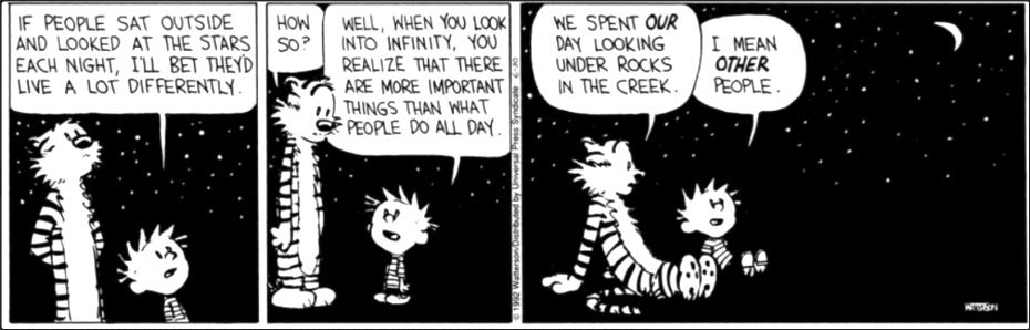 Calvin and Hobbes stars