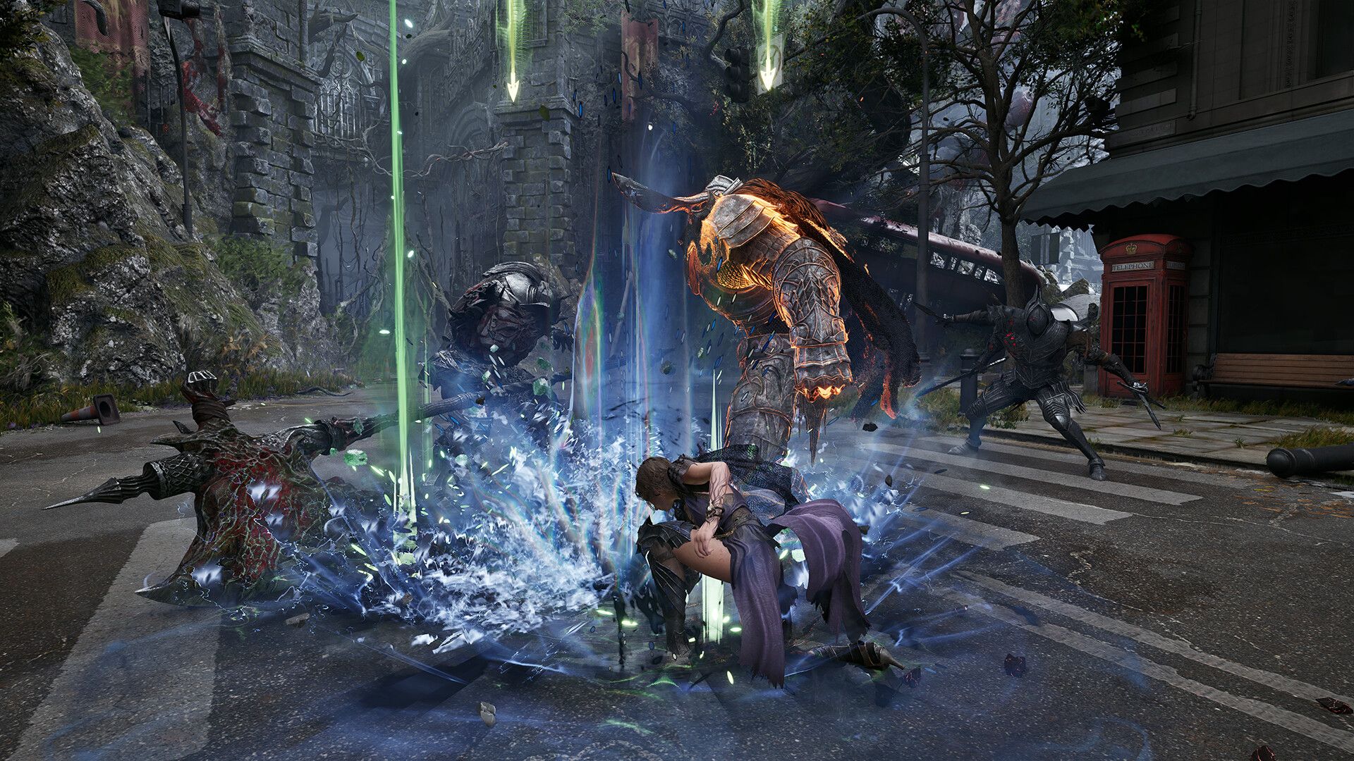Tides of Annihilation character does a splashy attack