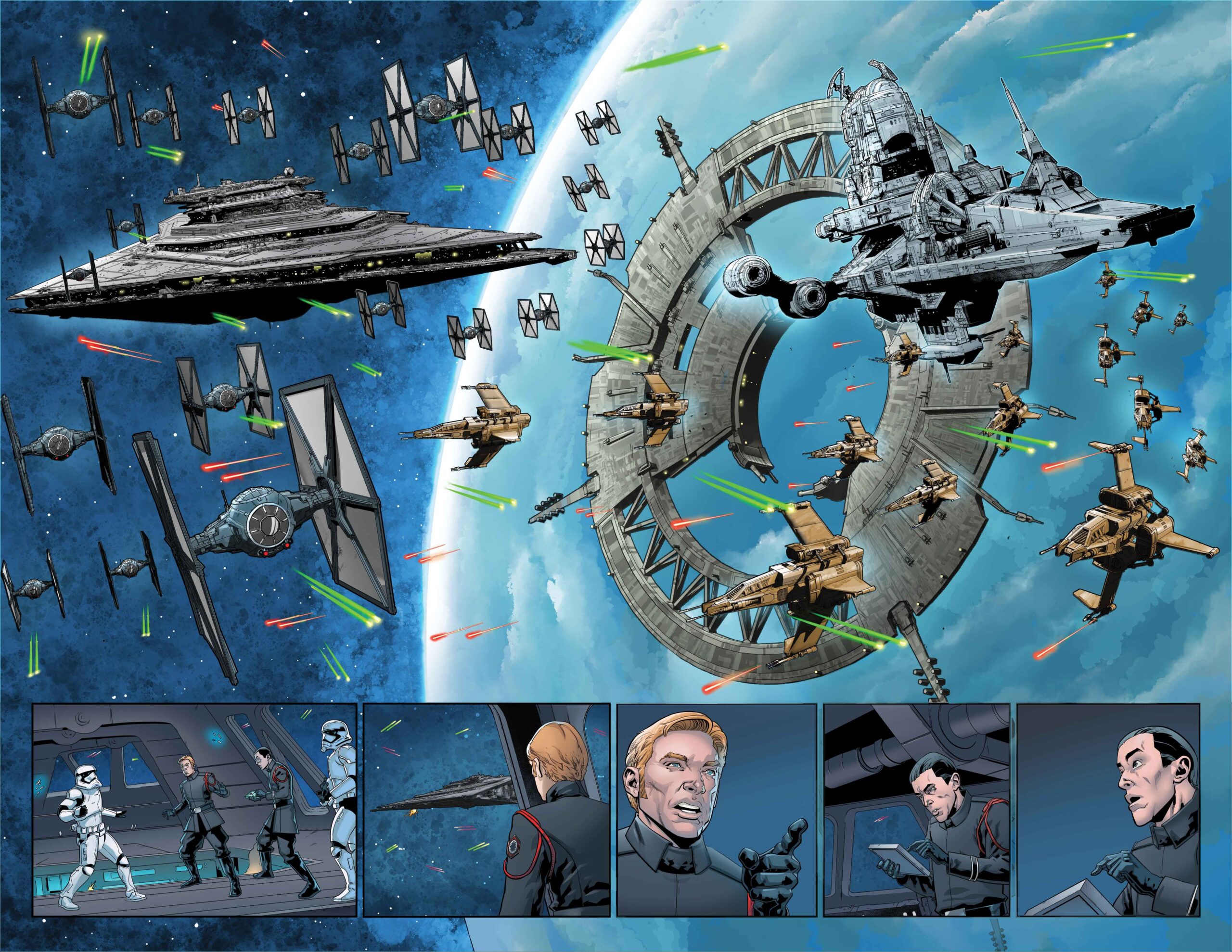 Star Wars Fall of Kylo Ren Interior Art 2