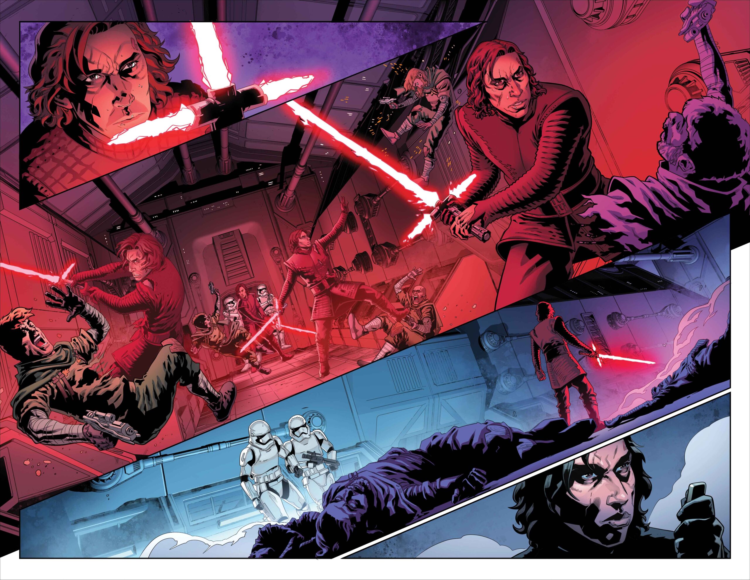 Star Wars Fall of Kylo Ren Interior Art 