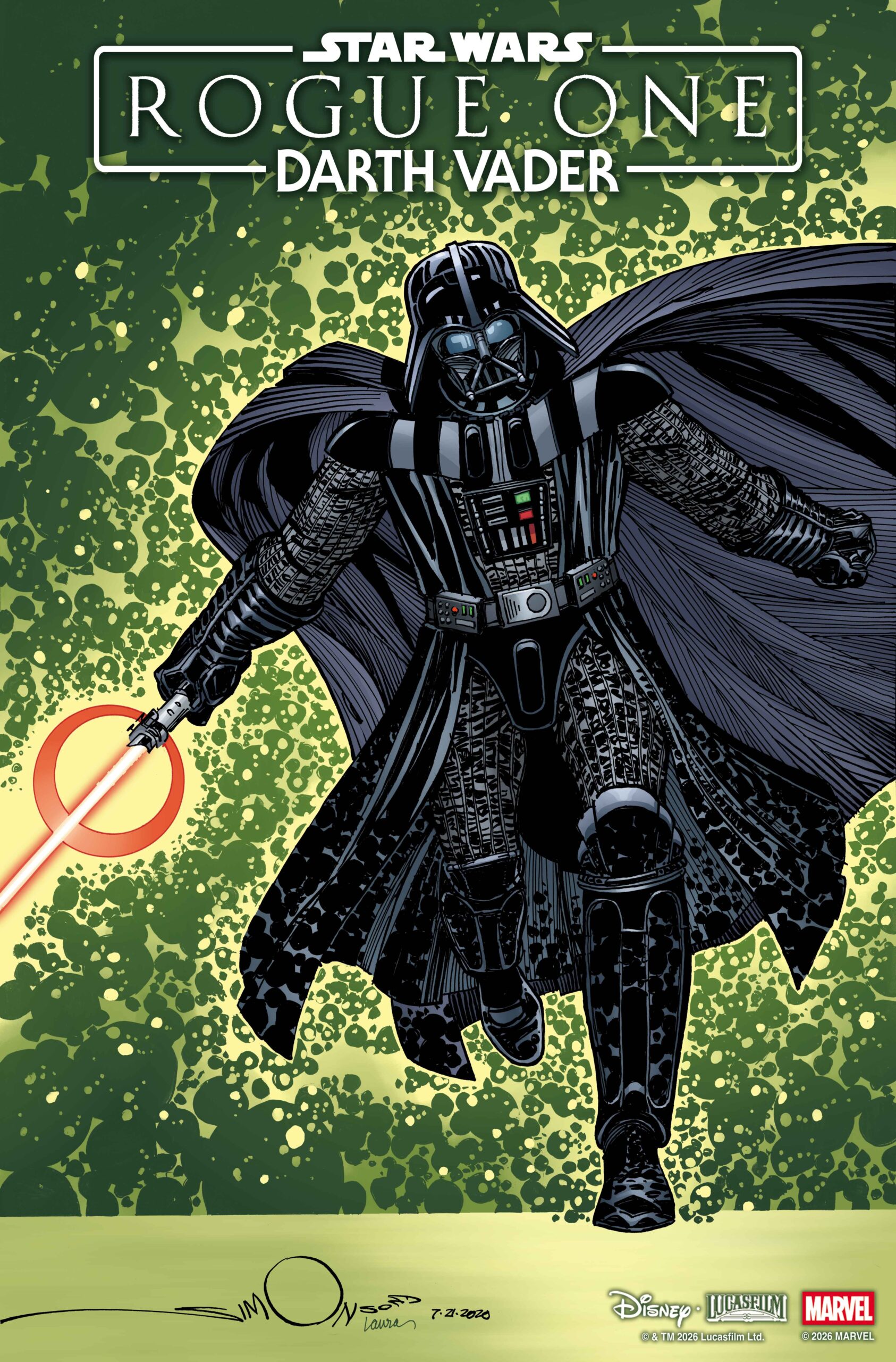 Star Wars Rogue One One-Shots Darth Vader 1 Walt Simonson Variant Cover 