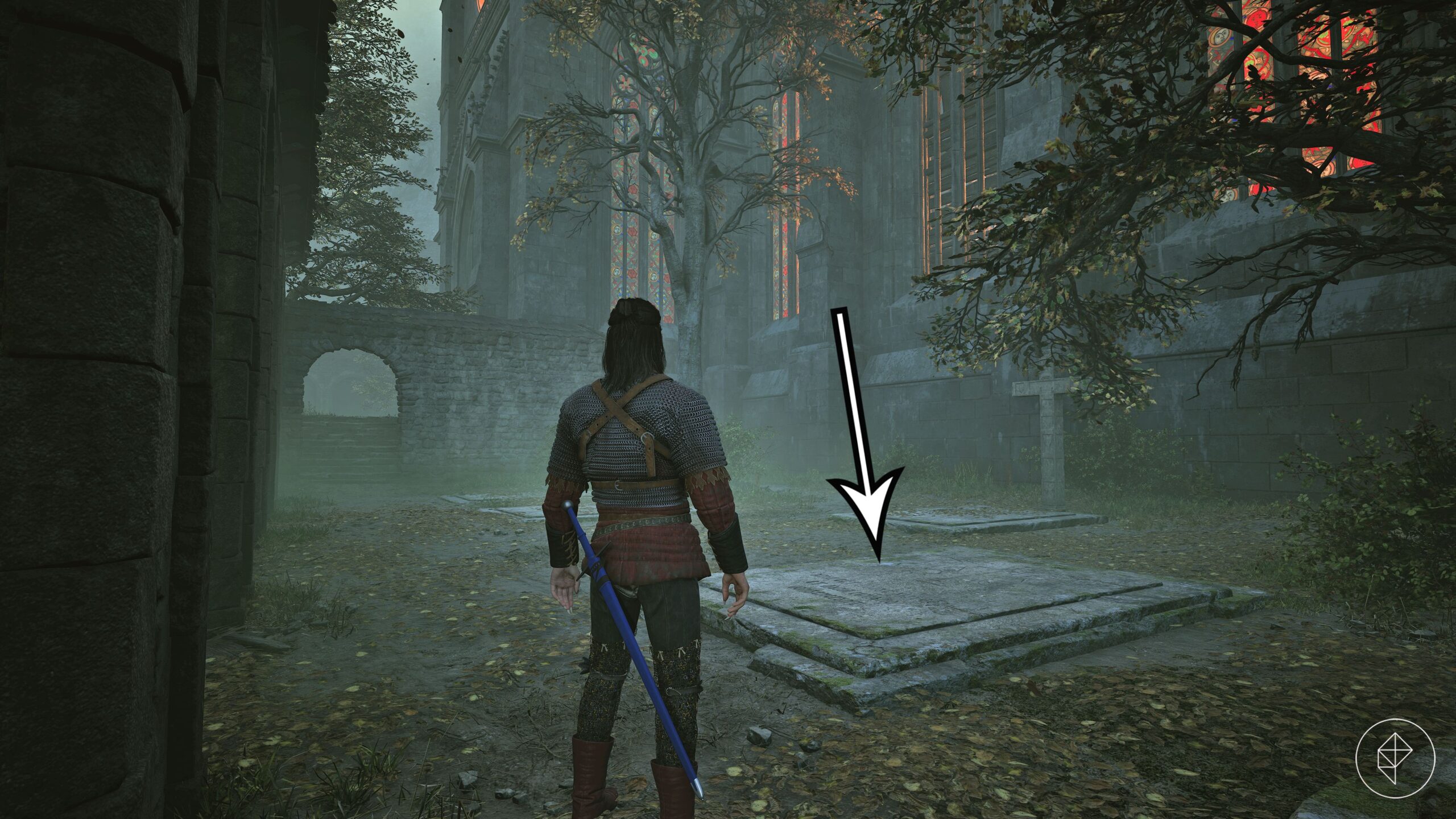 St. Mihai's grave in The Blood of Dawnwalker's "A Monk and a Saint" quest.
