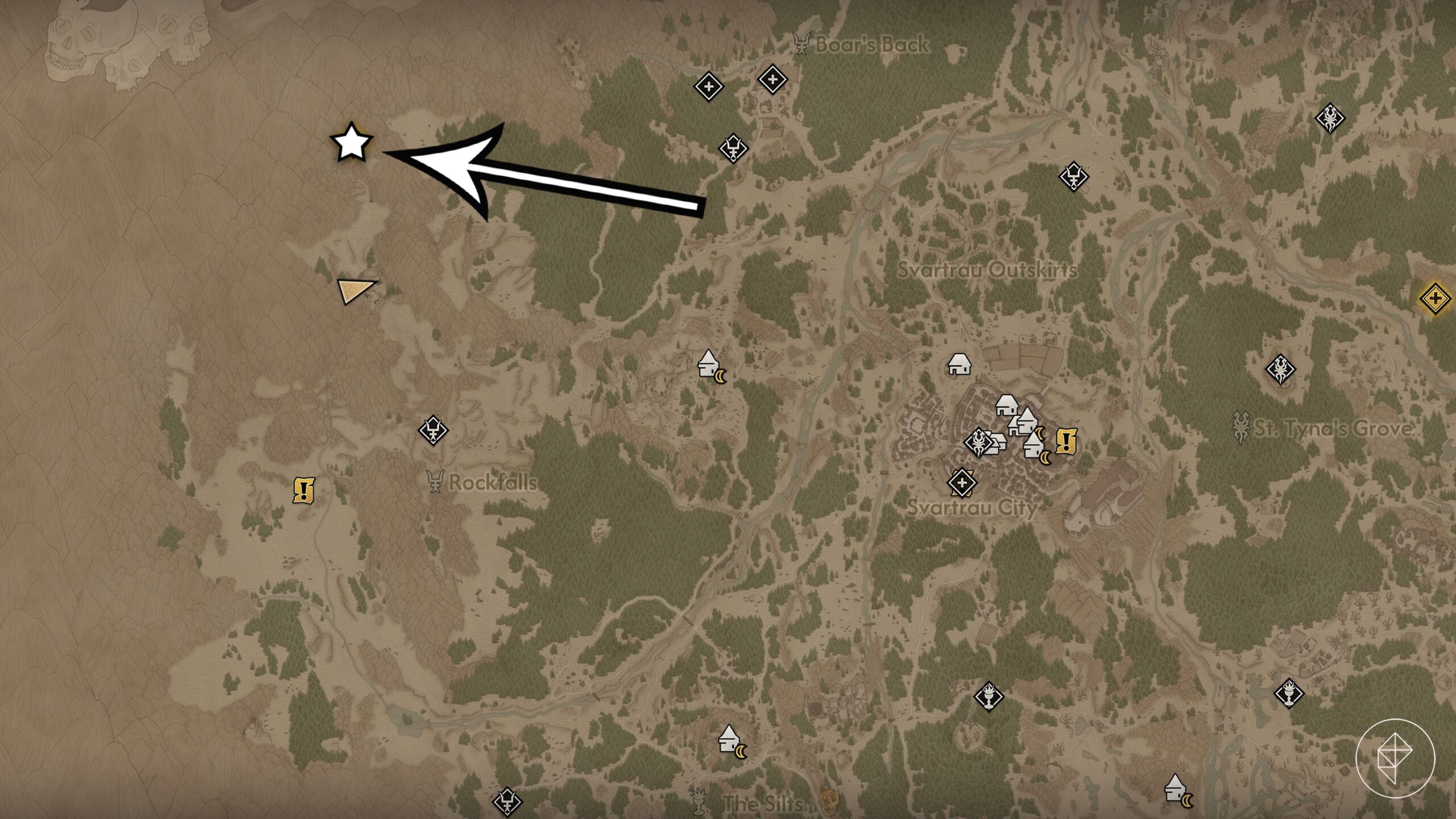 A sacred stone location in The Blood of Dawnwalker.